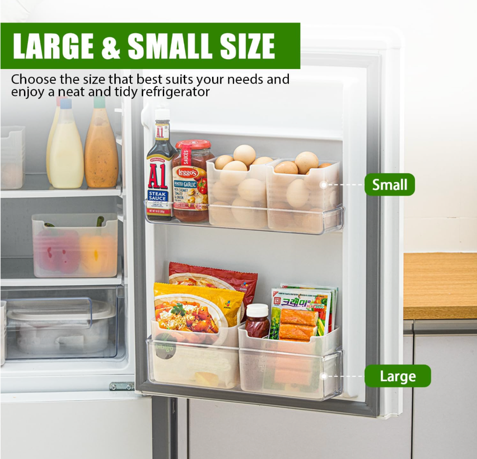 Refrigerator Side Door Organizer (Pack of 3)