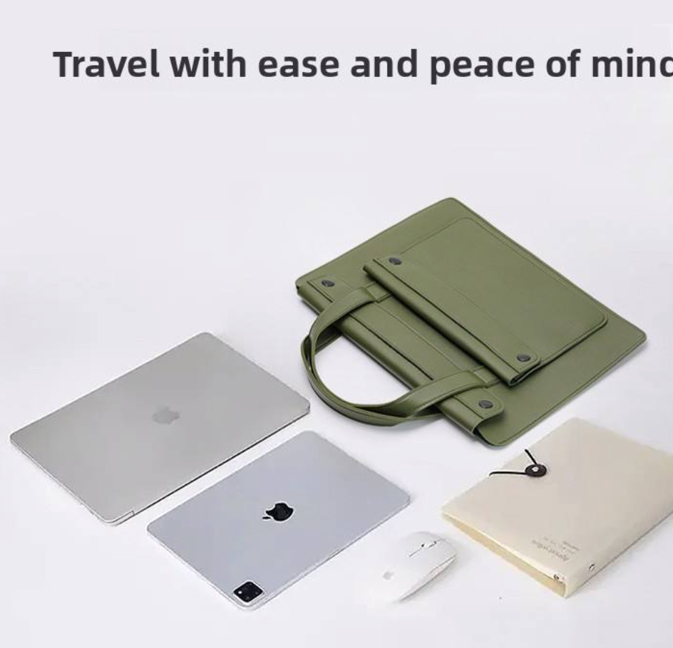 Leather Laptop Sleeve Bag